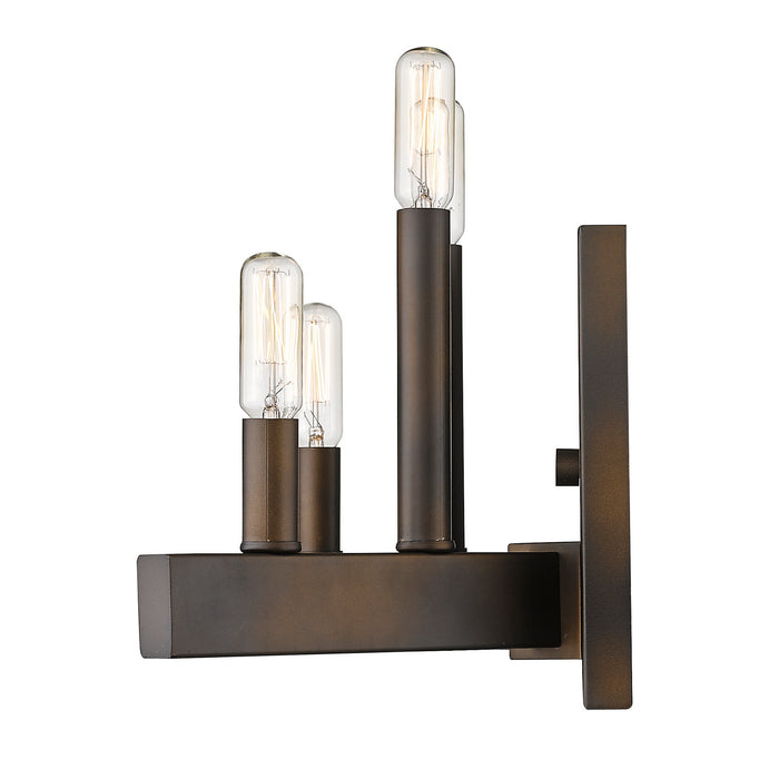 Four Light Wall Sconce from the Fallon collection in Oil-Rubbed Bronze finish