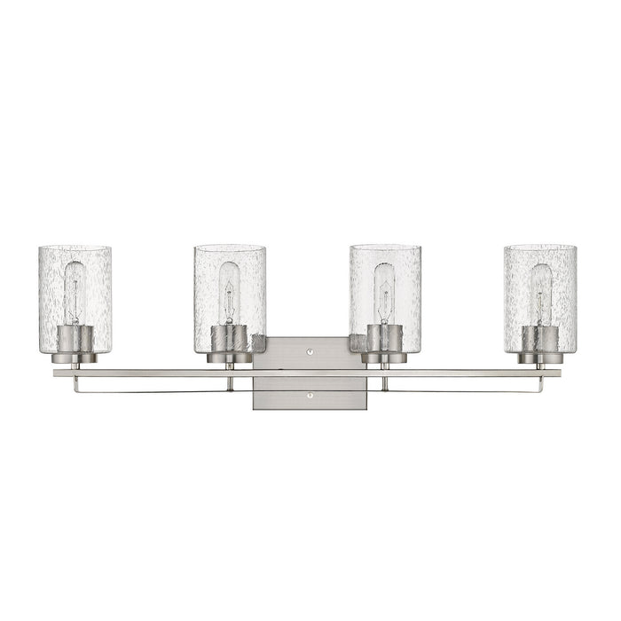 Four Light Vanity from the Orella collection in Satin Nickel finish