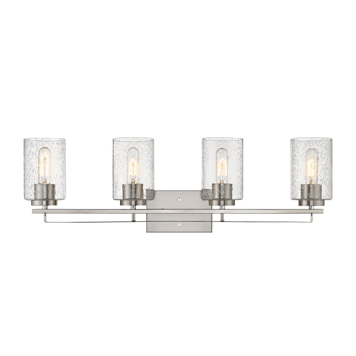 Four Light Vanity from the Orella collection in Satin Nickel finish