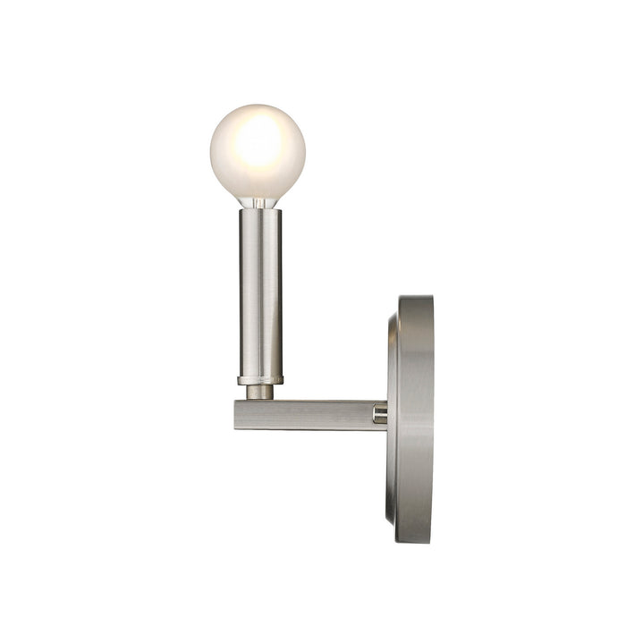 One Light Wall Sconce from the Sawyer collection in Satin Nickel finish