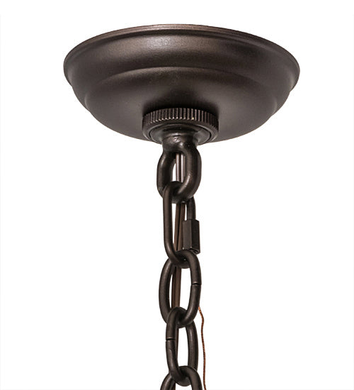 Three Light Pendant Hardware in Mahogany Bronze finish