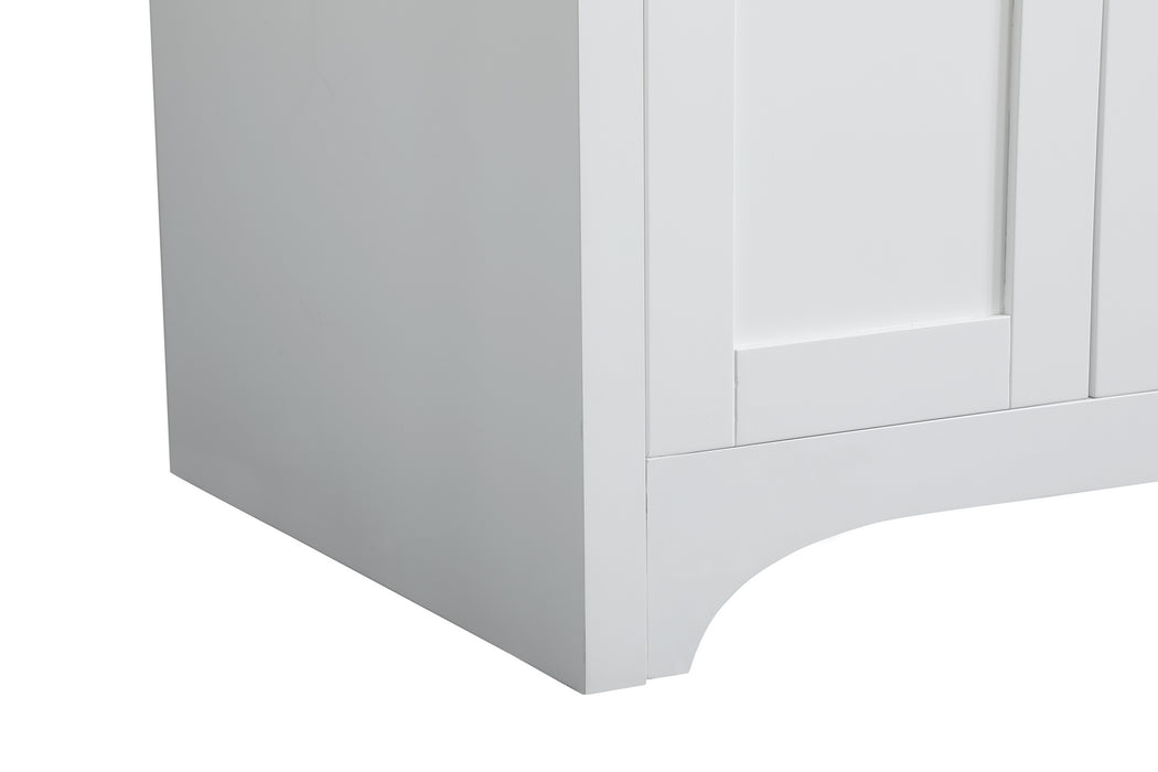 Single Bathroom Vanity from the Moore collection in White finish