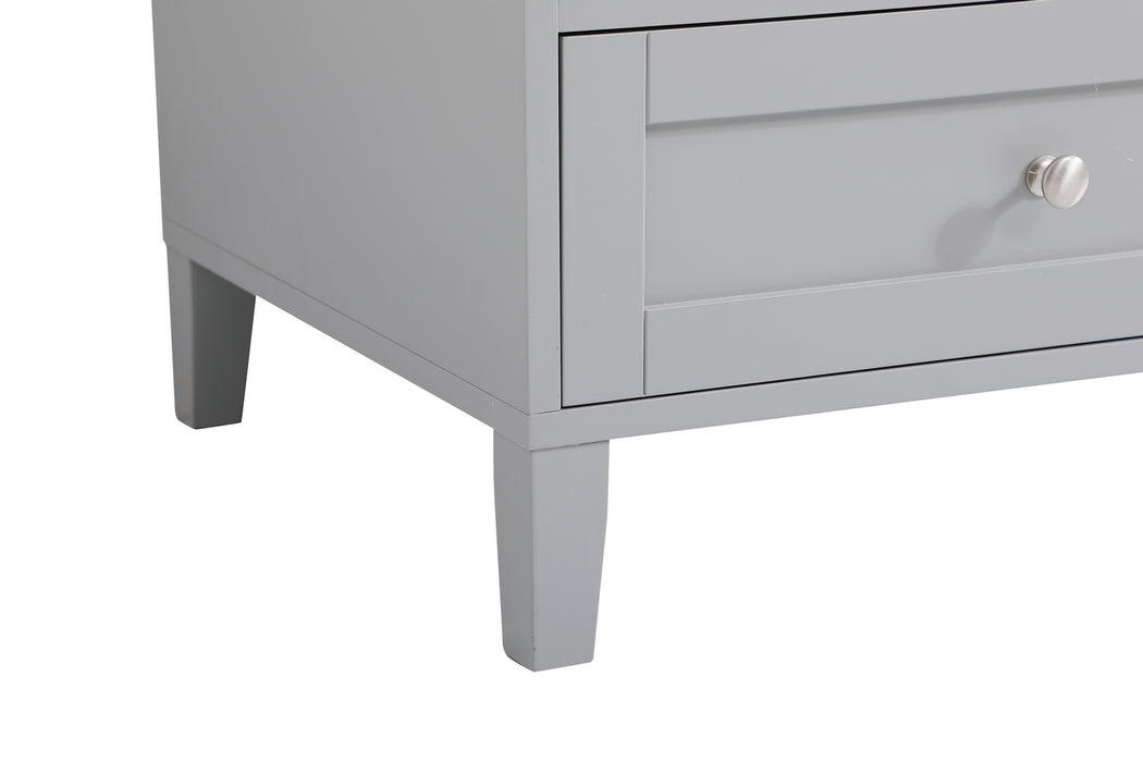 Double Bathroom Vanity from the Sommerville collection in Grey finish