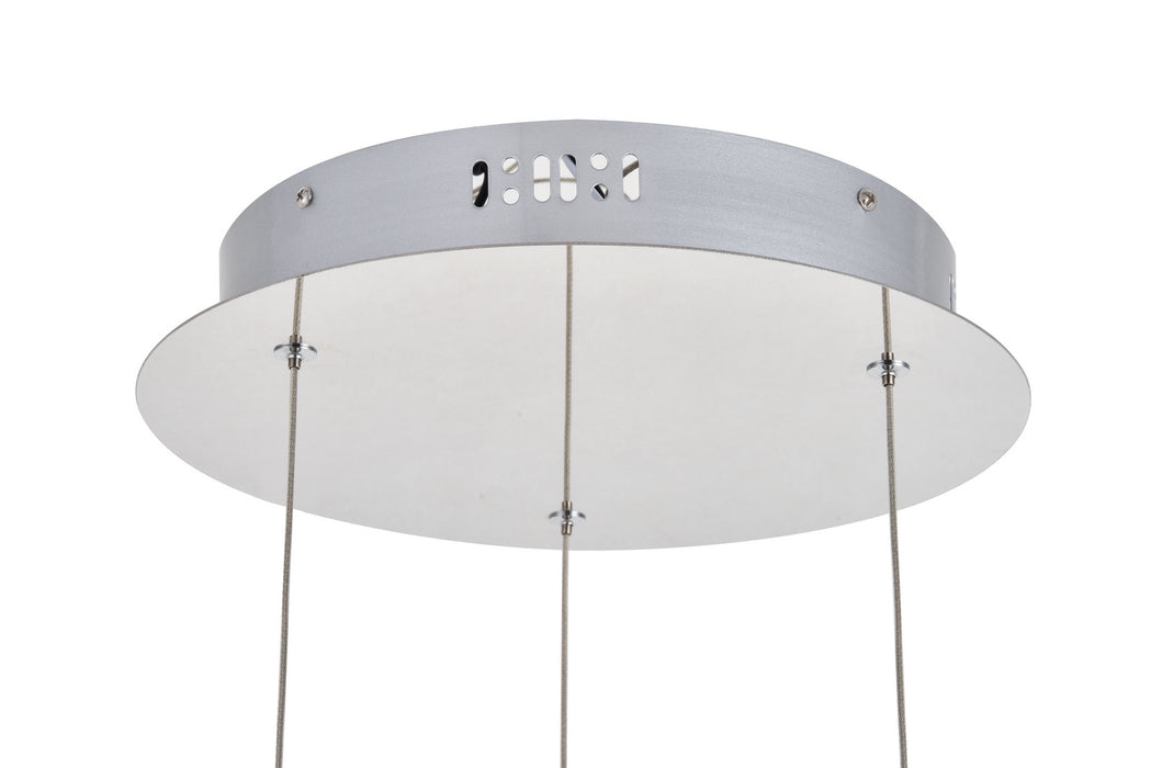 LED Pendant from the Polaris collection in Chrome finish
