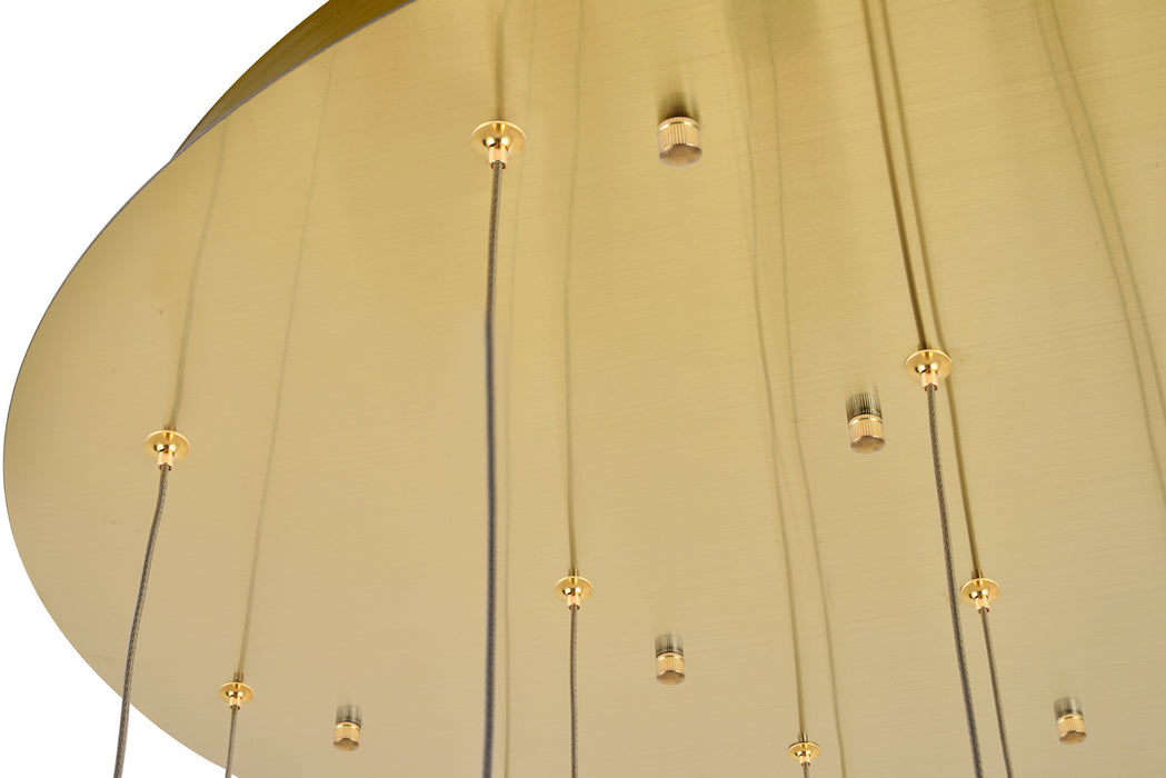 LED Pendant from the Polaris collection in Gold finish