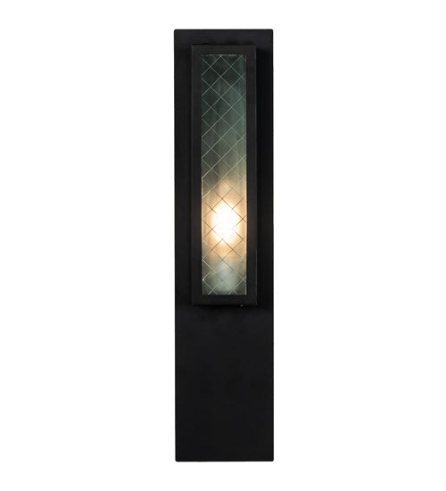 One Light Wall Sconce from the Quadrato collection in Bronze finish