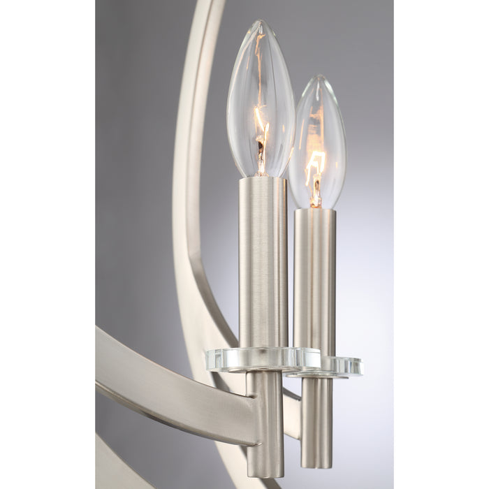Four Light Semi-Flush Mount from the Orion collection in Brushed Nickel finish
