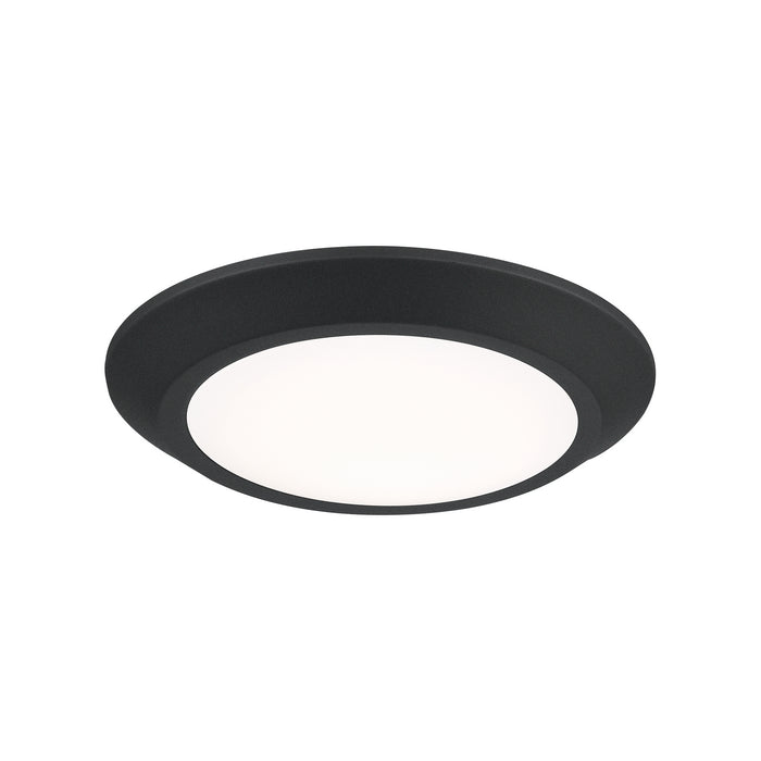 LED Flush Mount from the Verge collection in Earth Black finish