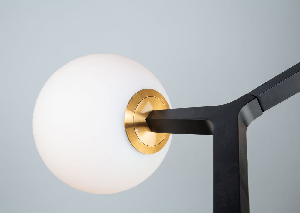 Five Light Pendant from the Ravello collection in Black & Harvest Brass finish