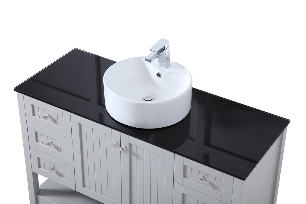 Vessel Sink Bathroom Vanity from the Ralph collection in Gray finish
