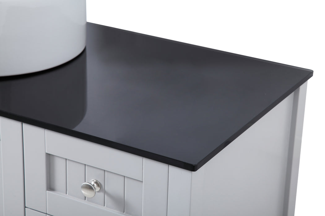 Vessel Sink Bathroom Vanity from the Ralph collection in Gray finish