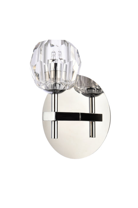One Light Wall Sconce from the Eren collection in Chrome finish