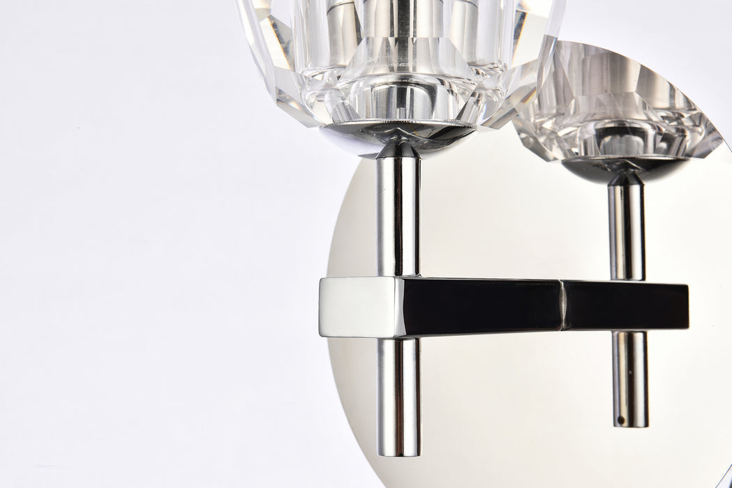 One Light Wall Sconce from the Eren collection in Chrome finish