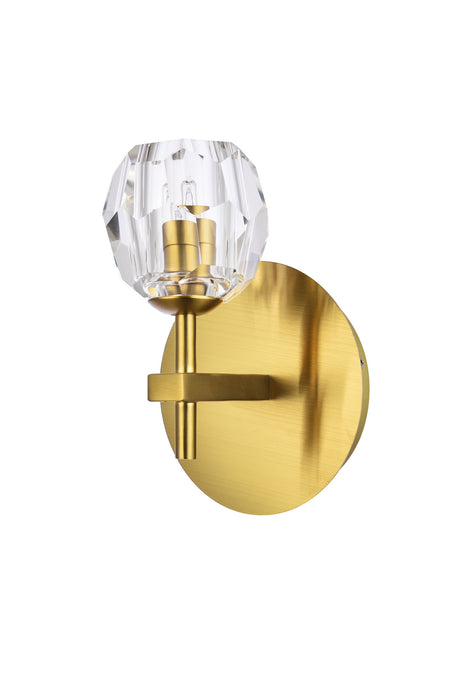 One Light Wall Sconce from the Eren collection in Gold finish