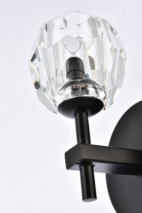 One Light Wall Sconce from the Eren collection in Black finish