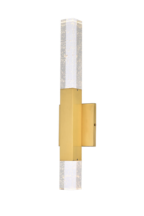 LED Wall Sconce from the Ruelle collection in Gold finish