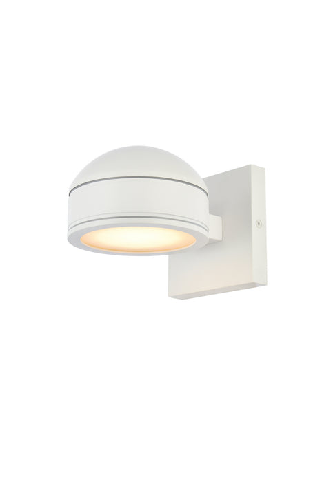 LED Outdoor Wall Lamp from the Raine collection in White finish