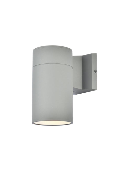 Outdoor Wall Mount from the Raine collection in Silver finish