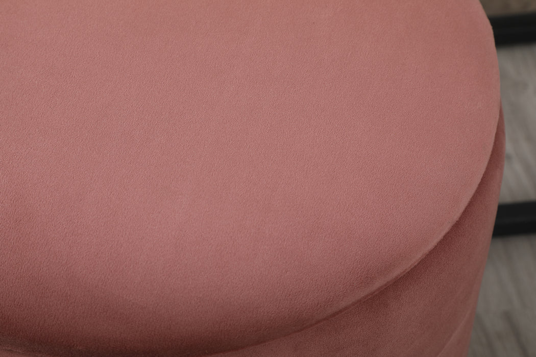 Ottoman from the Ozman collection in Pink finish