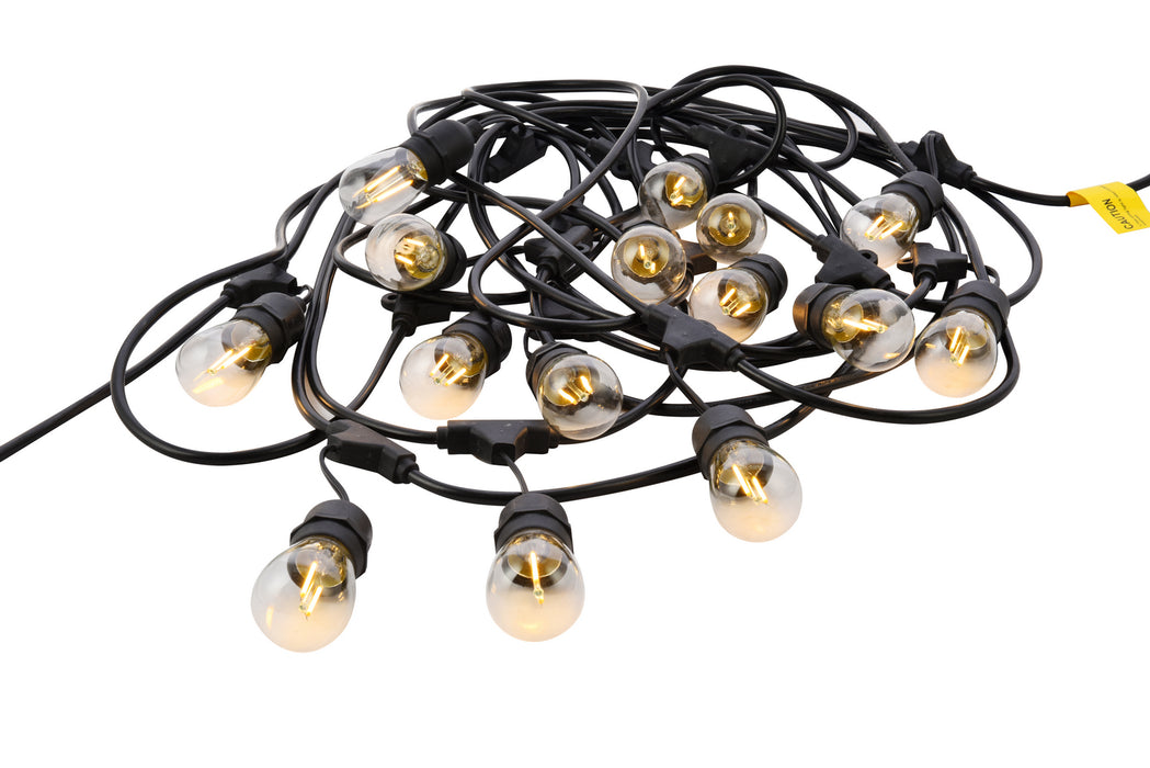 LED String Light from the Terra collection in Black finish