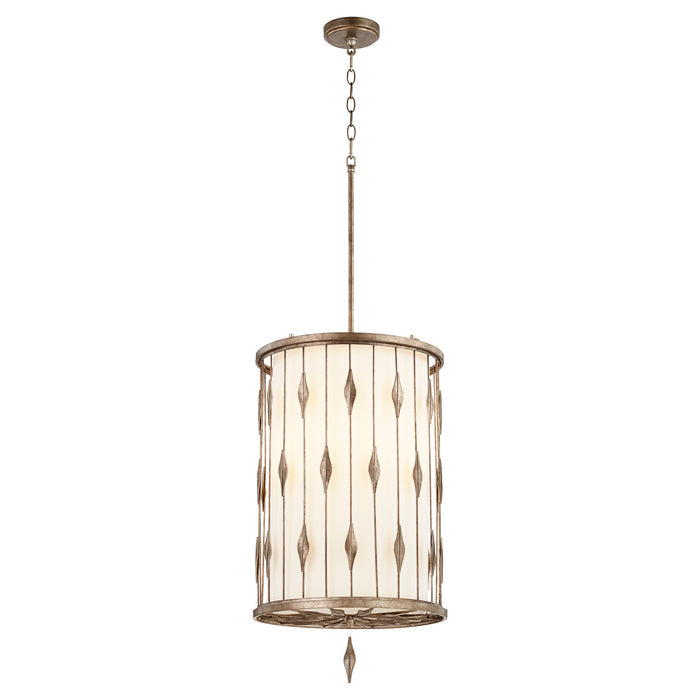 Three Light Pendant from the Cordon collection in Persian Gray finish