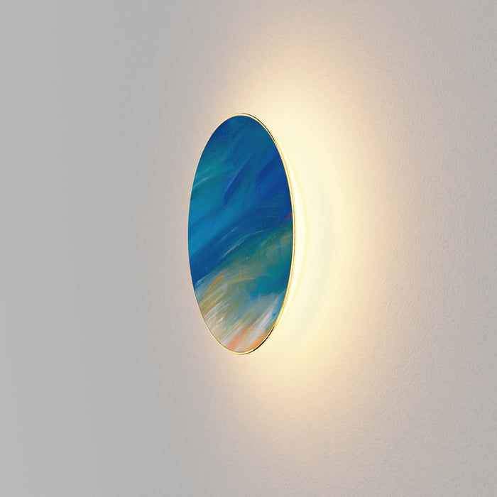LED Wall Sconce from the Ramen collection in Paintable finish