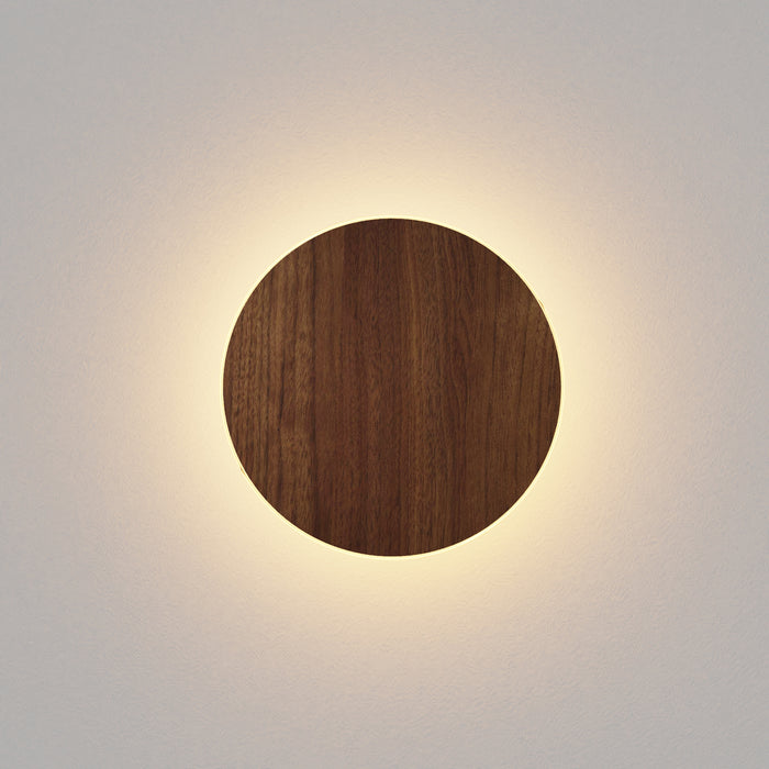LED Wall Sconce from the Ramen collection in Oiled Walnut finish