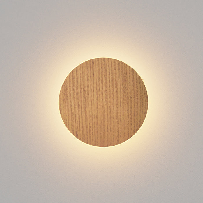 LED Wall Sconce from the Ramen collection in White Oak finish