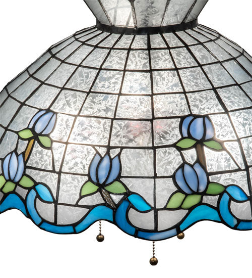 Three Light Pendant from the Roseborder collection in Mahogany Bronze finish