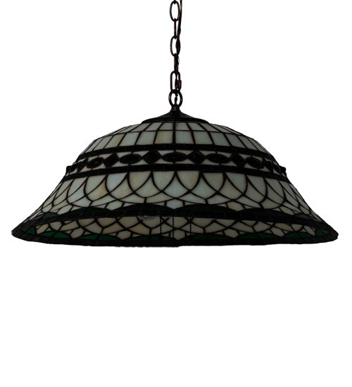 Three Light Pendant from the Tiffany Roman collection in Mahogany Bronze finish