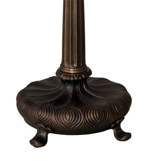 One Light Table Lamp from the Tiffany Dragonfly collection in Mahogany Bronze finish