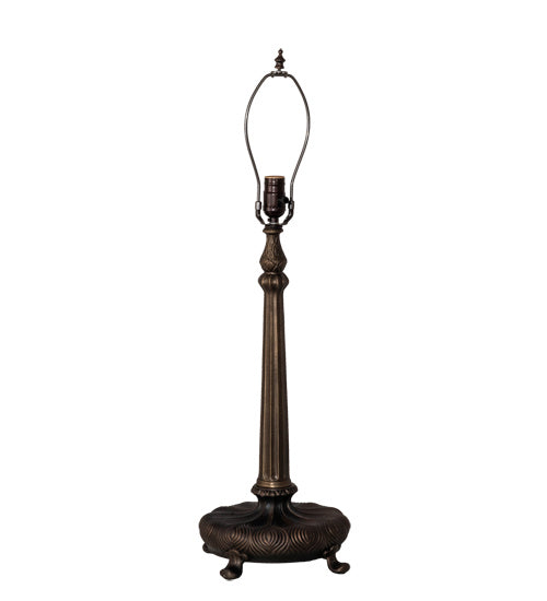 One Light Table Lamp from the Tiffany Dragonfly collection in Mahogany Bronze finish