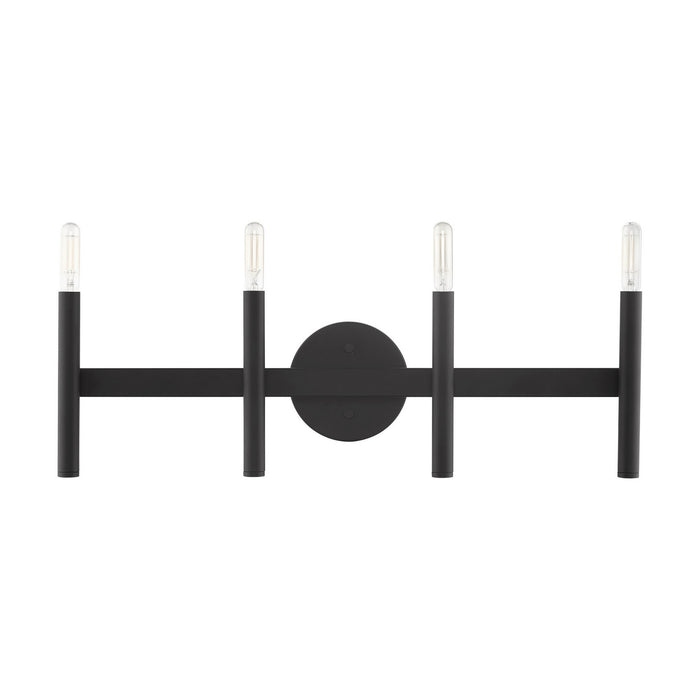 Four Light Vanity from the Copenhagen collection in Black finish