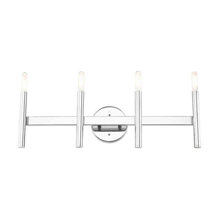 Four Light Vanity from the Copenhagen collection in Polished Chrome finish