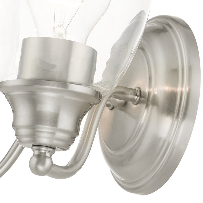 Two Light Vanity from the Montgomery collection in Brushed Nickel finish