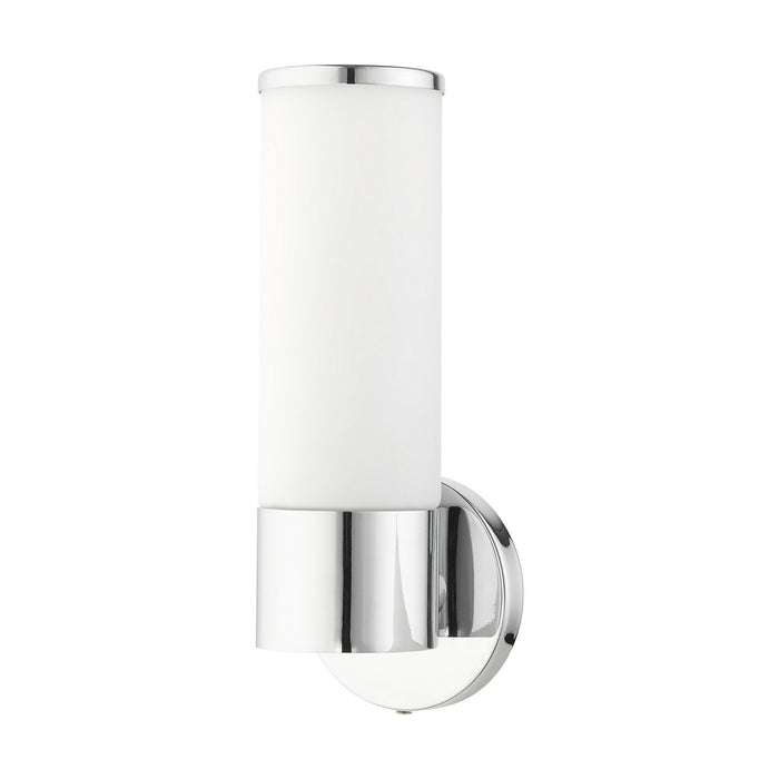 One Light Wall Sconce from the Lindale collection in Polished Chrome finish