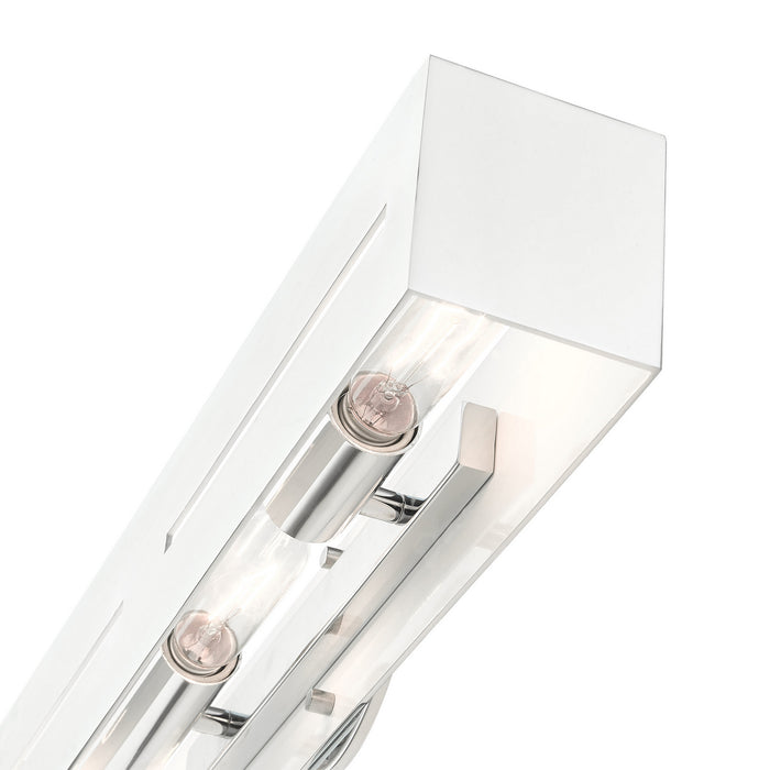 Three Light Vanity from the Soma collection in Polished Chrome finish