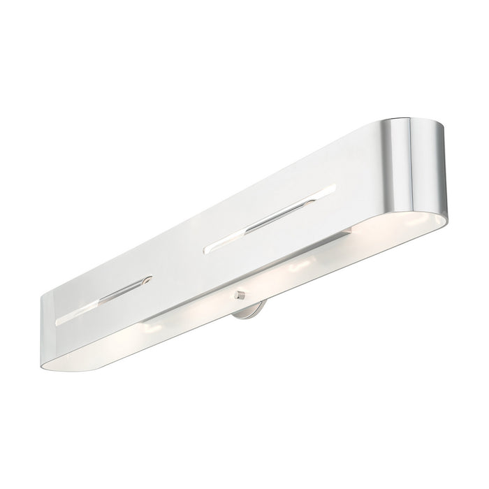 Four Light Vanity from the Ravena collection in Polished Chrome finish