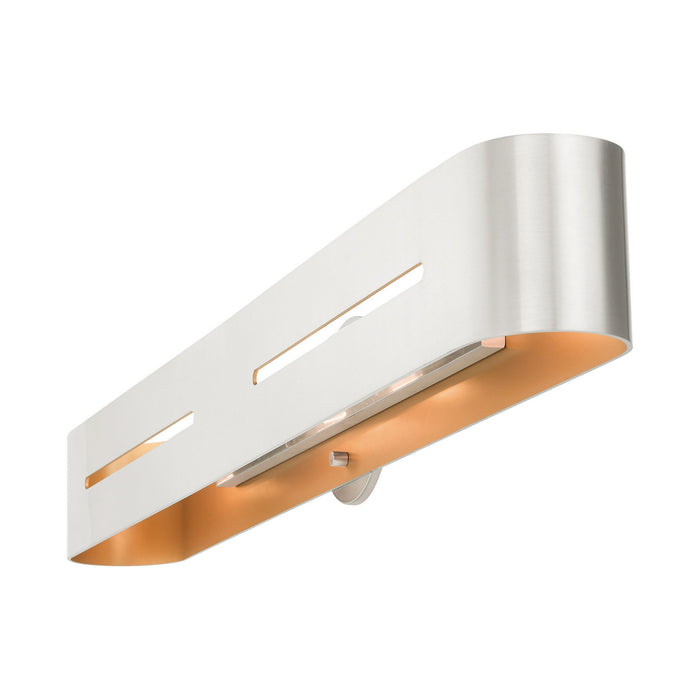 Four Light Vanity from the Ravena collection in Brushed Nickel finish