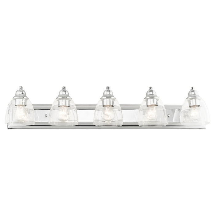 Five Light Vanity from the Birmingham collection in Polished Chrome finish