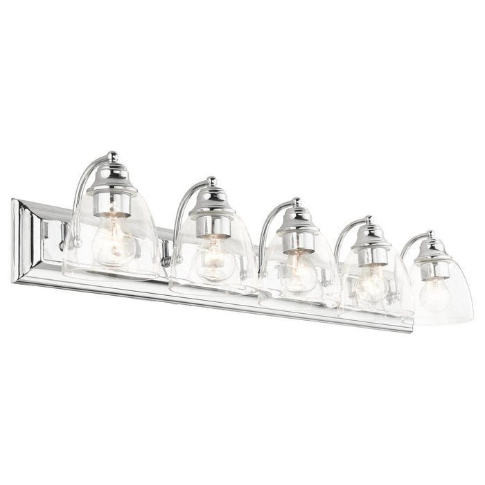 Five Light Vanity from the Birmingham collection in Polished Chrome finish