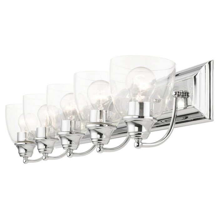 Five Light Vanity from the Birmingham collection in Polished Chrome finish