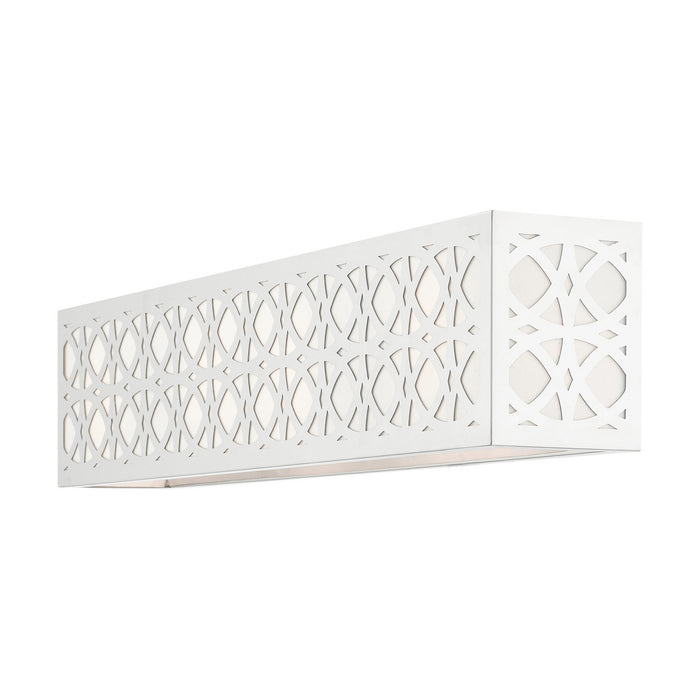 Four Light Vanity from the Calinda collection in Polished Chrome finish