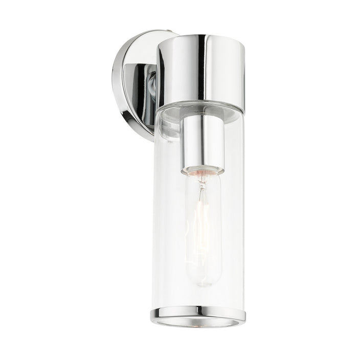 One Light Wall Sconce from the Bancroft collection in Polished Chrome finish