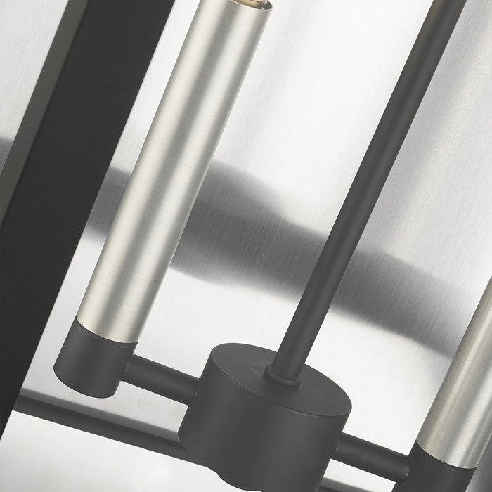 Two Light Outdoor Wall Lantern from the York collection in Black finish