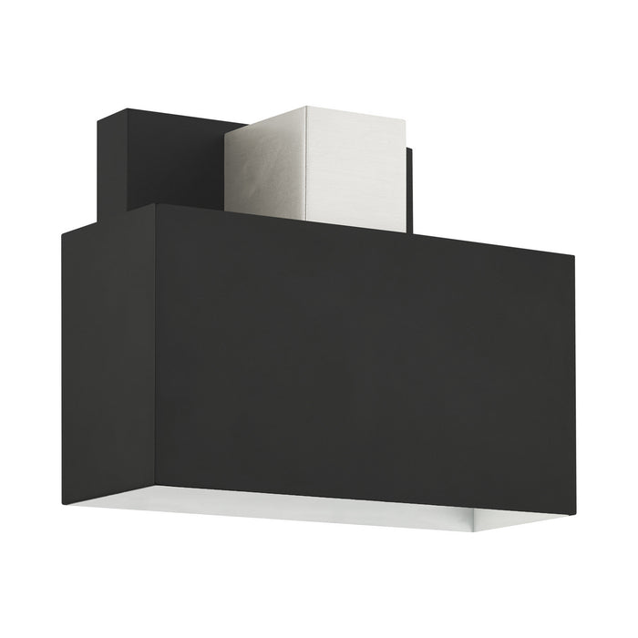 One Light Outdoor Wall Sconce from the Lynx collection in Black finish
