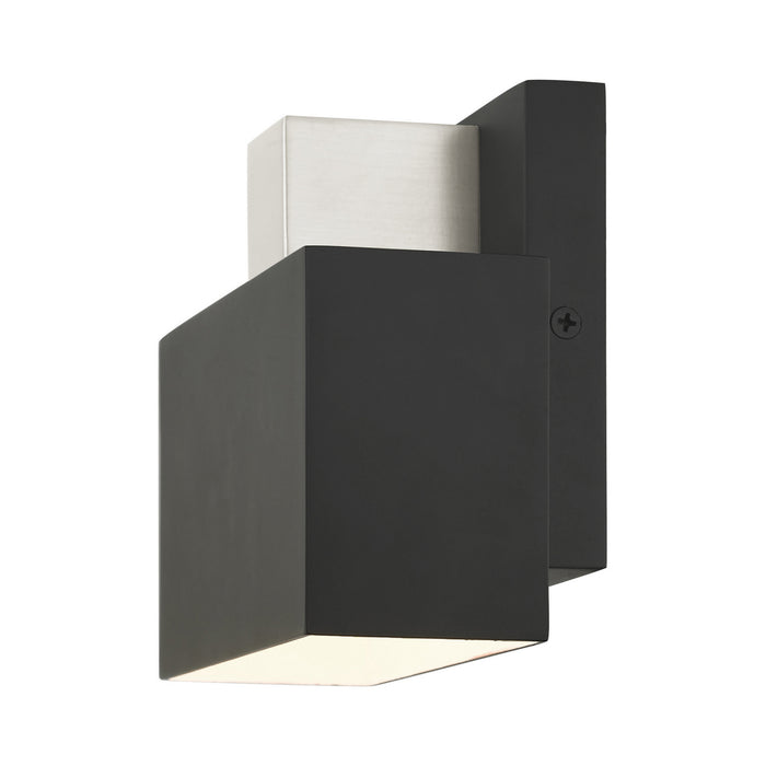 One Light Outdoor Wall Sconce from the Lynx collection in Black finish