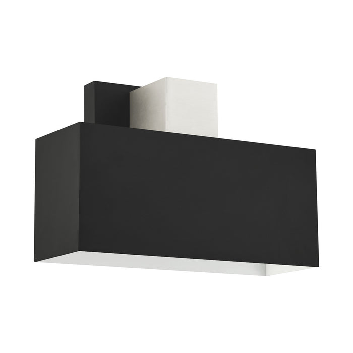 One Light Outdoor Wall Sconce from the Lynx collection in Black finish