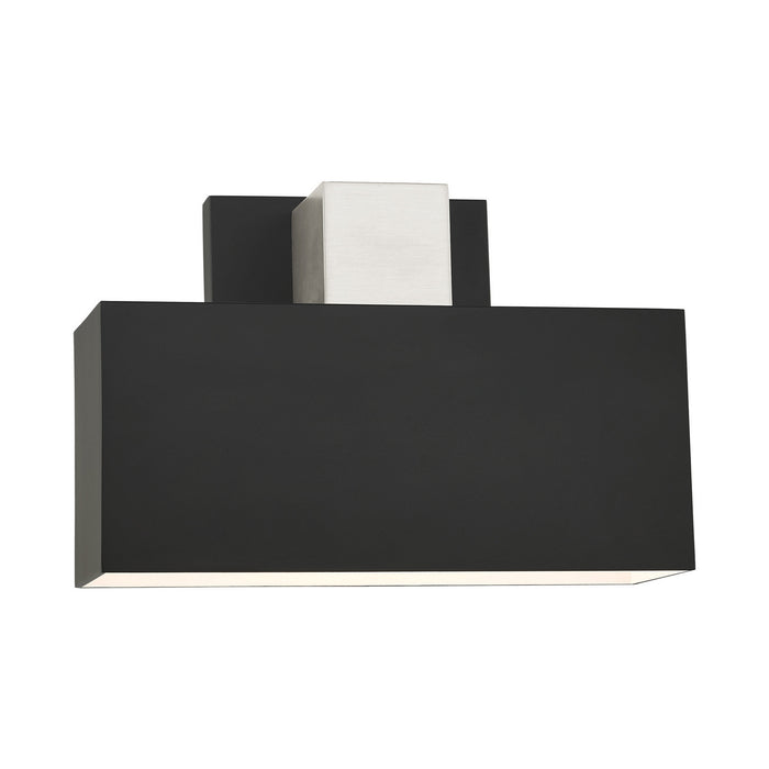 One Light Outdoor Wall Sconce from the Lynx collection in Black finish