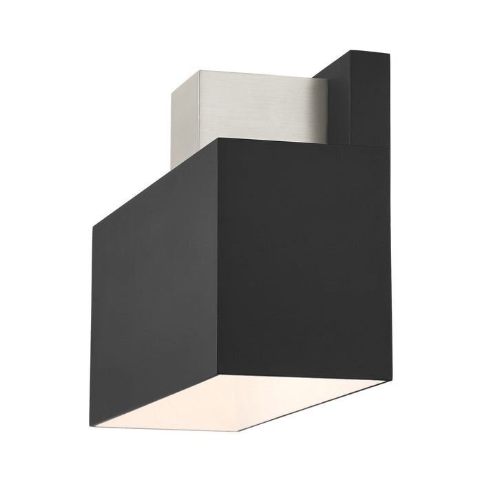 One Light Outdoor Wall Sconce from the Lynx collection in Black finish